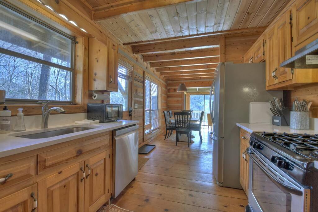 Waywish Waterfront Cabin In Blue Ridge Mountains Ngoại thất bức ảnh