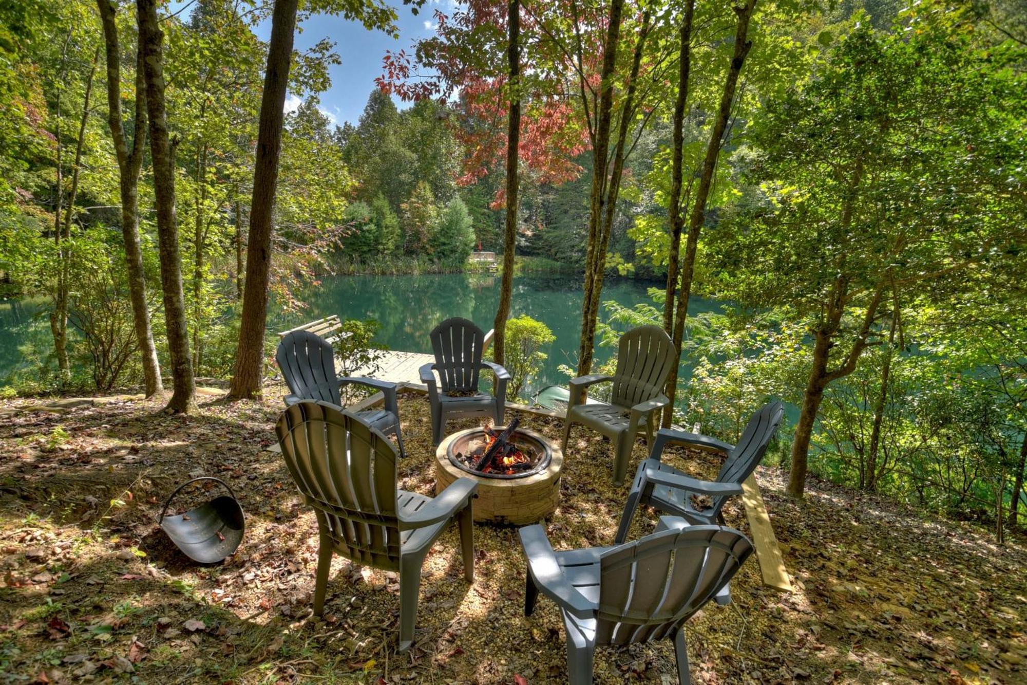 Waywish Waterfront Cabin In Blue Ridge Mountains Ngoại thất bức ảnh